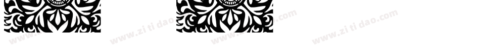 Peoni Patterns字体转换